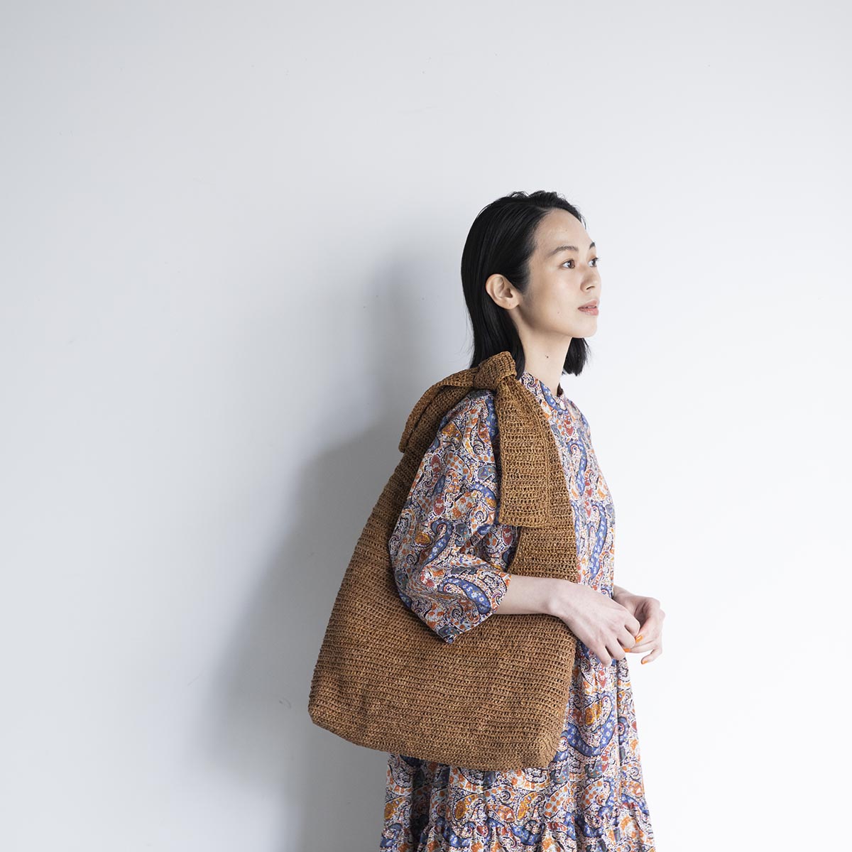 MAISON N.H PARIS cloth&cross別注ラフィア バッグ