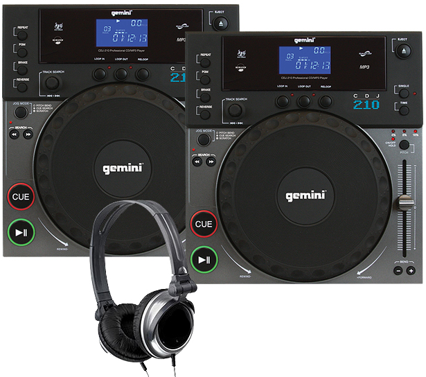 Gemini CDJ-210 | Gemini DJ CD Players | DJ Audio