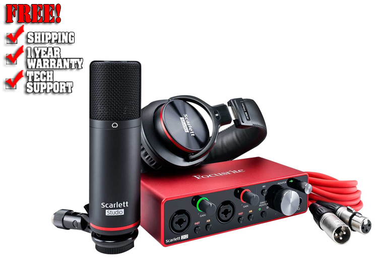 Focusrite Scarlett 2i2 Studio [3rd Gen], Audio Interfaces