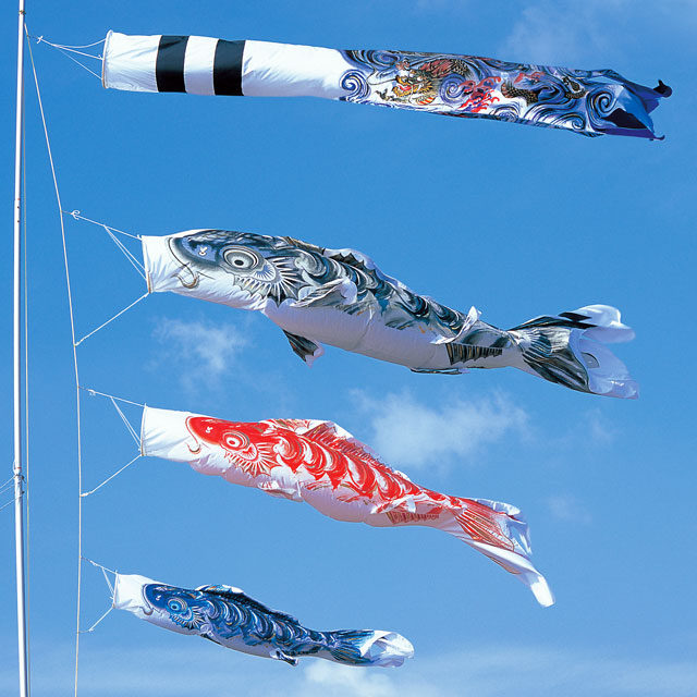 2mはねぼう鯉のぼりガーデンセットが安い 東旭鯉のぼり ～広島市の人形