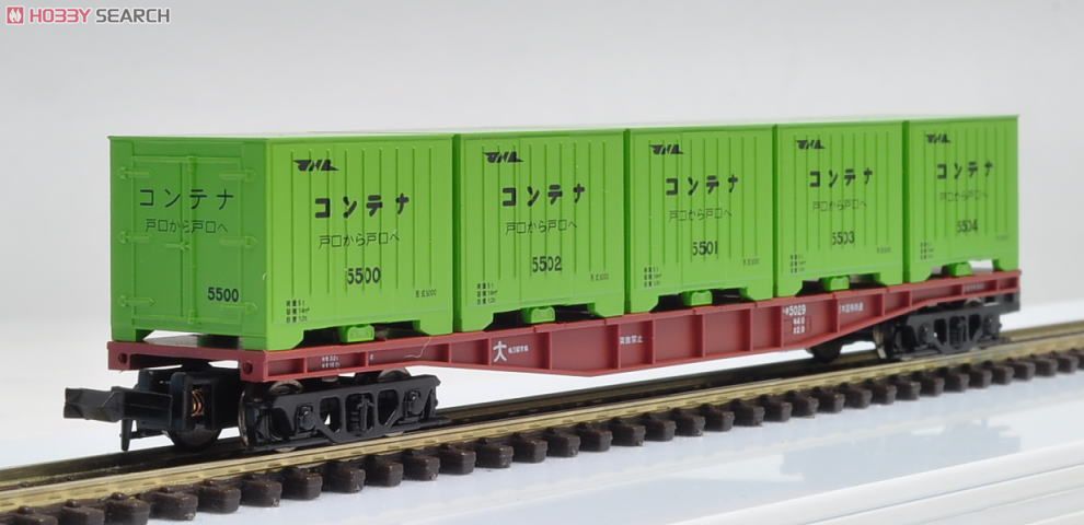 国鉄チキ5000・ワキ1 特急貨物列車「西たから」号 (8両セット) (鉄道