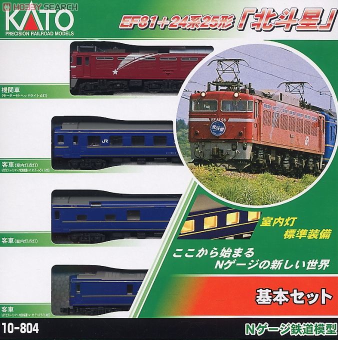 EF81 + 24系25形 「北斗星」 (1989 北海道編成) (基本・4両セット