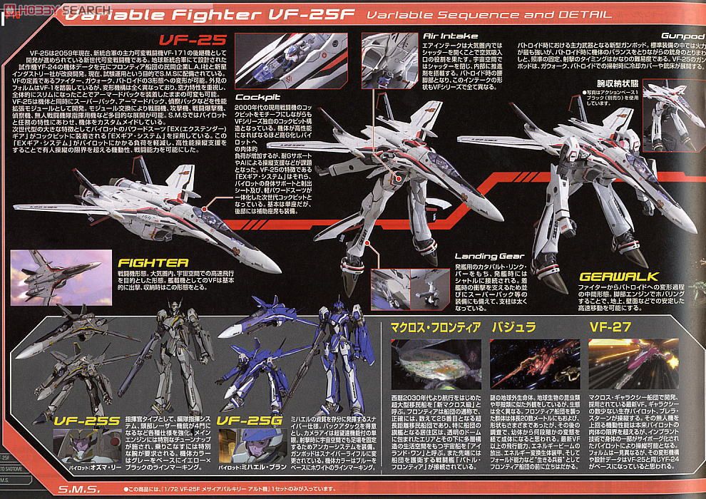 VF-25F メサイアバルキリー アルト機 ランカデカルチャーデカールVer