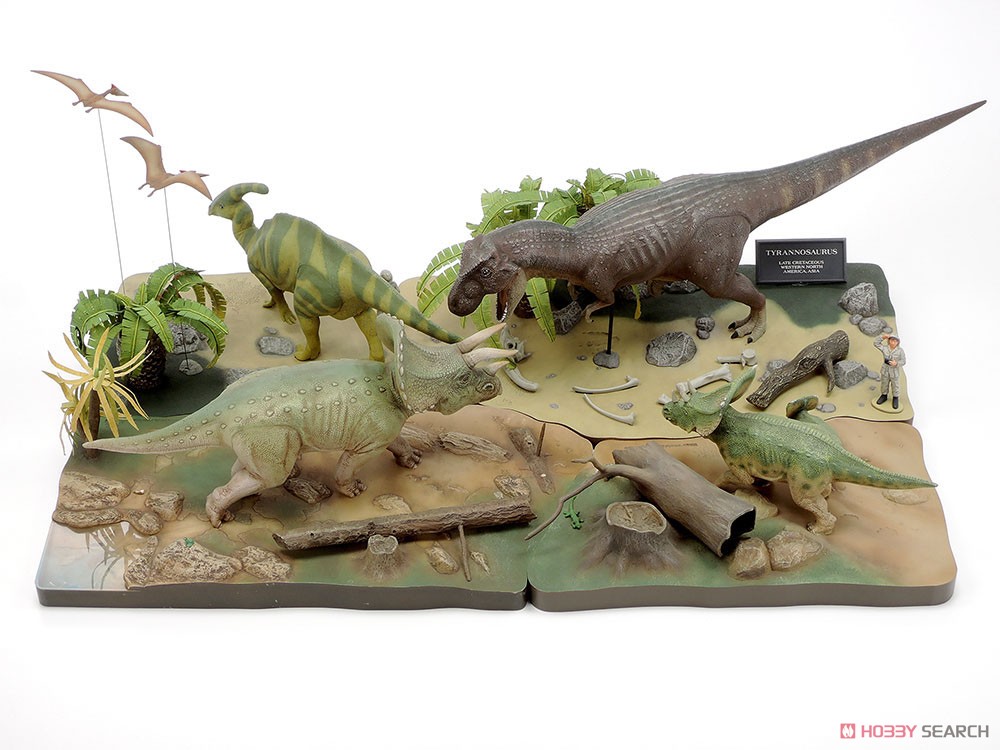 パラサウロロフス情景セット (プラモデル) - ホビーサーチ ミリタリー
