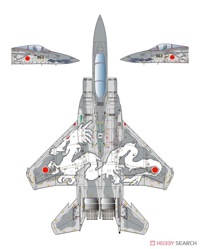 航空自衛隊 F-15J 2003戦競 白龍 デカール (デカール) - ホビーサーチ