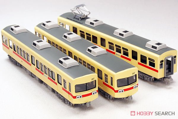 西鉄 300形 宮地岳タイプ 非貫通編成 / 更新冷改 3輌車体キット (3両