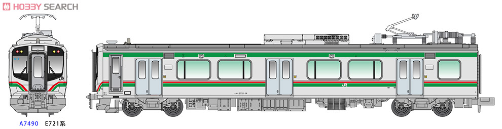 E721系 0番台 (4両セット) (鉄道模型) - ホビーサーチ 鉄道模型 N