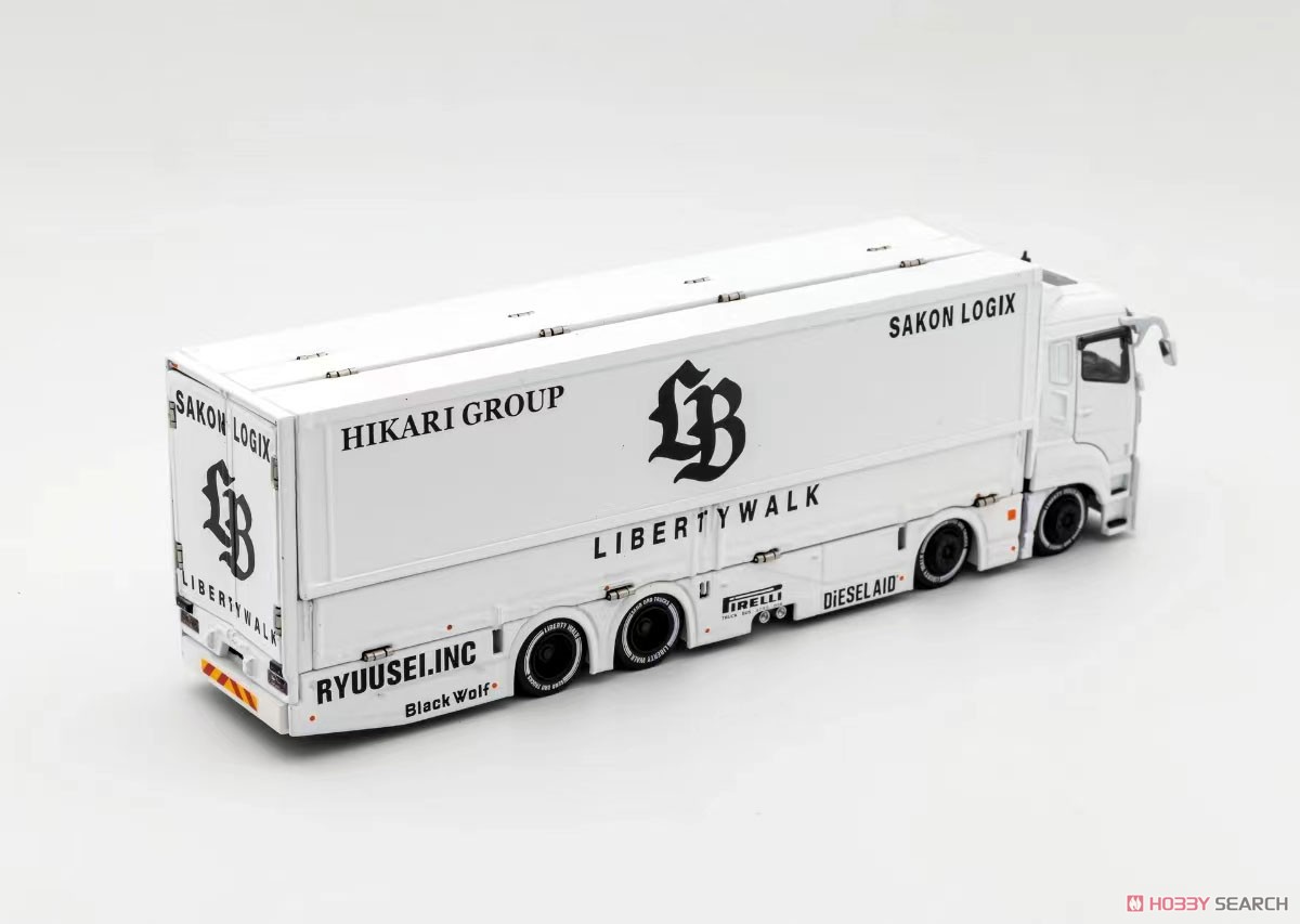 三菱LB-トラック ふそう スーパーグレート (RHD) ホワイト (ミニカー