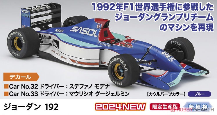 ジョーダン 192 (プラモデル) - ホビーサーチ カーモデル