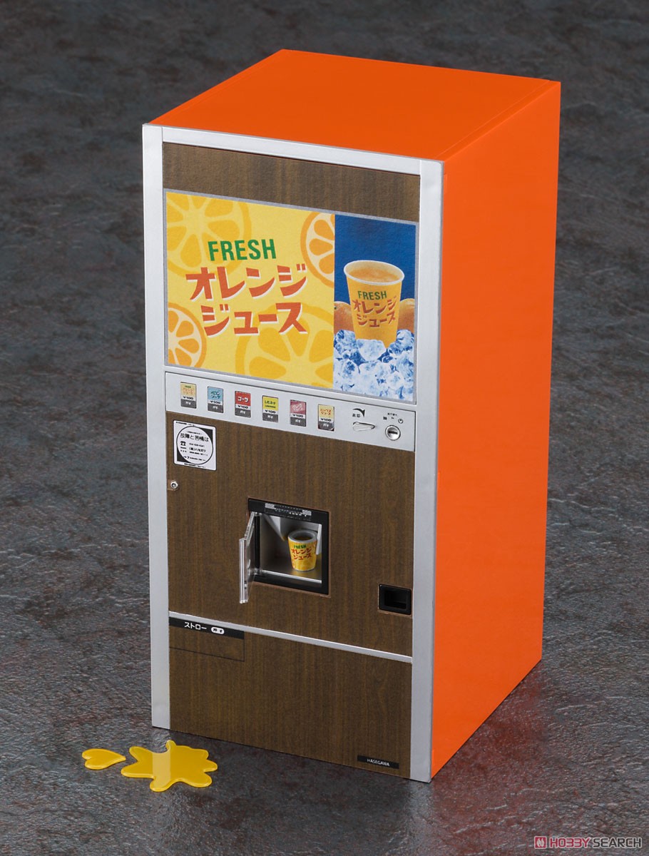 1/12 レトロ自販機 (カップジュース) (プラモデル) - ホビーサーチ