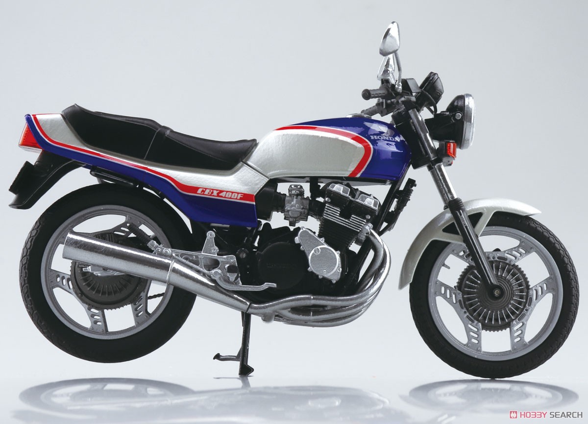 Honda CBX400F パール/キャンディブルー (ミニカー) - ホビーサーチ