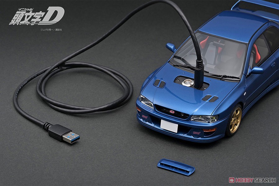 INITIAL D SUBARU Impreza WRX type R STi Version V (GC8) Blue ※LED