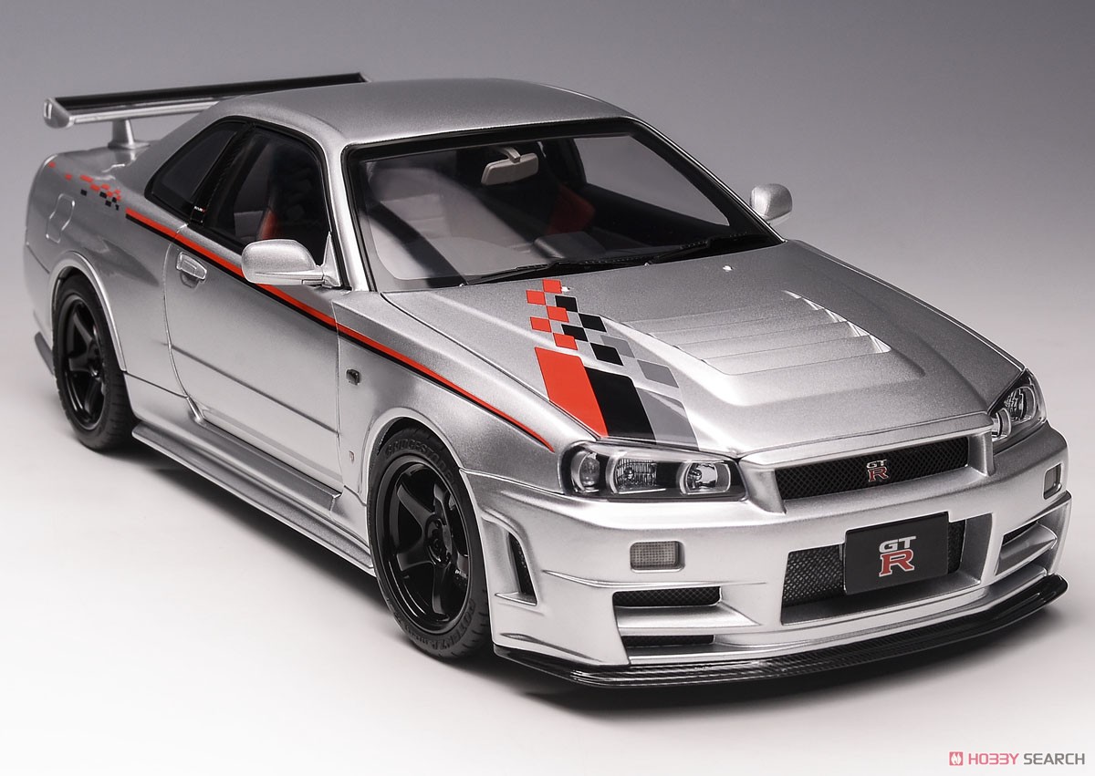 Nissan Skyline GT-R (R34) NISMO CUSTOMIZED シルバー (ミニカー