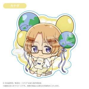 ヘタリア World☆Stars ばるんこステッカー カナダ (キャラクター