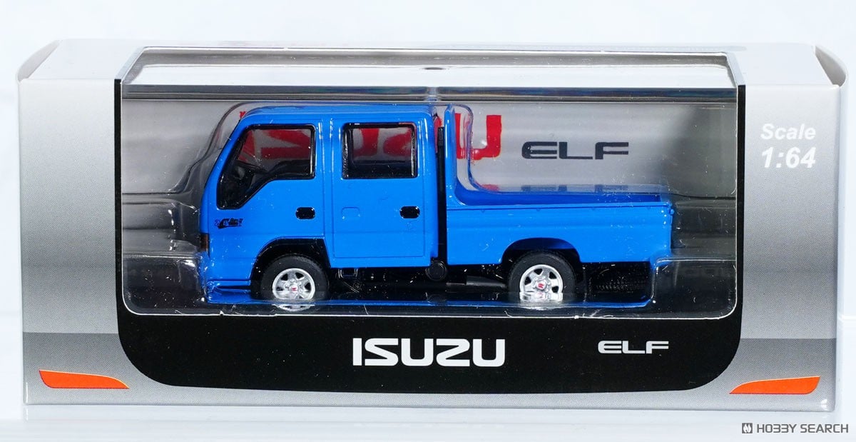 いすゞ エルフ(ELF) ダブルキャブ - ブルー (ミニカー) - ホビーサーチ