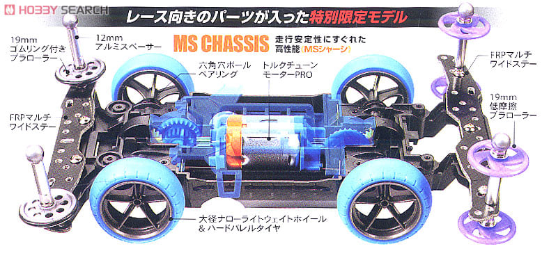 アバンテ Mk.3 コンペティションパック (MSシャーシ) (ミニ四駆