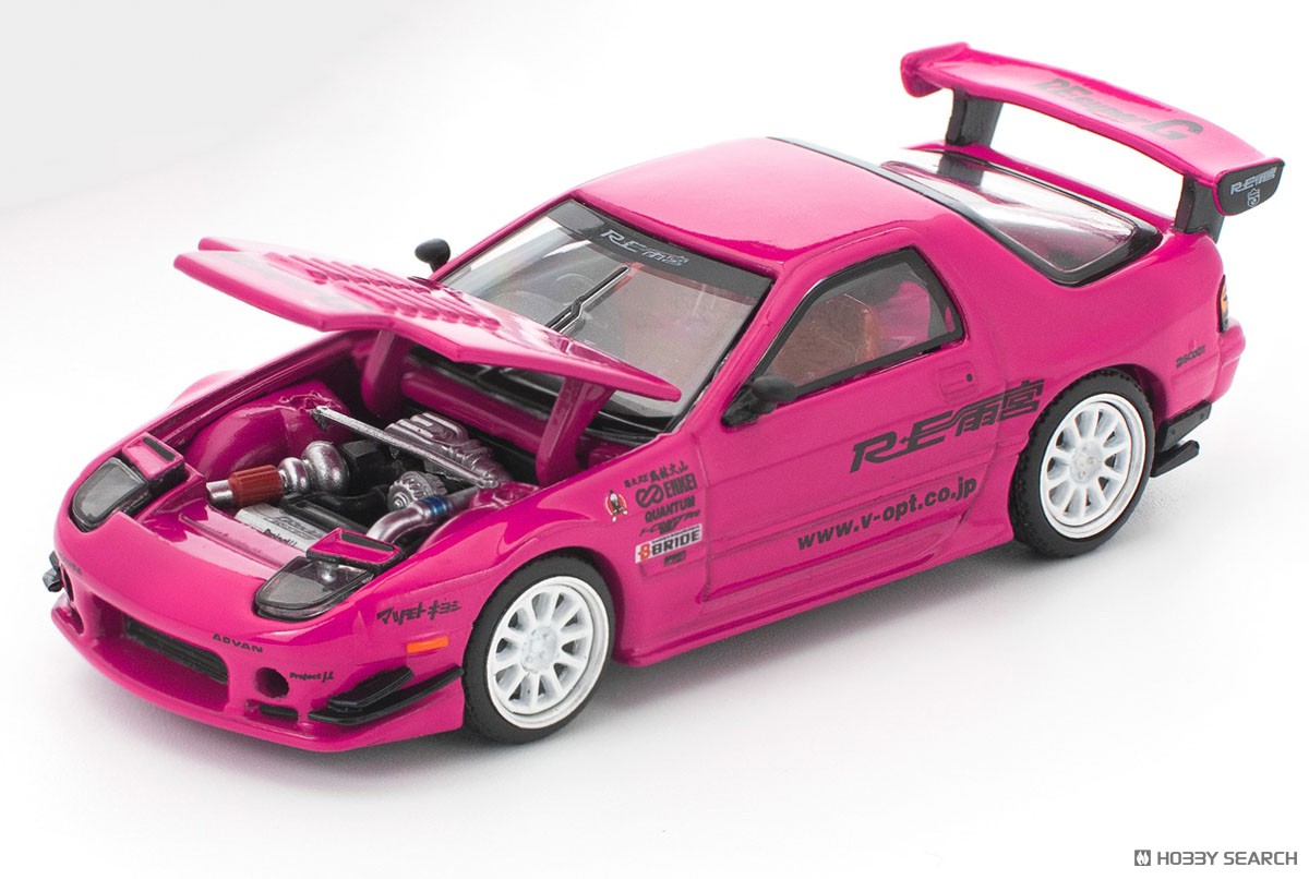 マツダ RX-7 (FC3S) RE雨宮 ピンク (ミニカー) - ホビーサーチ ミニカー