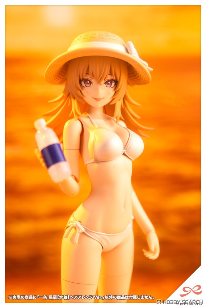 創彩少女庭園 一条 星羅 【水着】 ヘアアレンジVer. (プラモデル