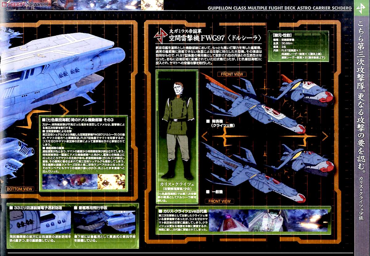 大ガミラス帝国軍 ガイペロン級多層式航宙母艦＜シュデルグ＞ (1/1000