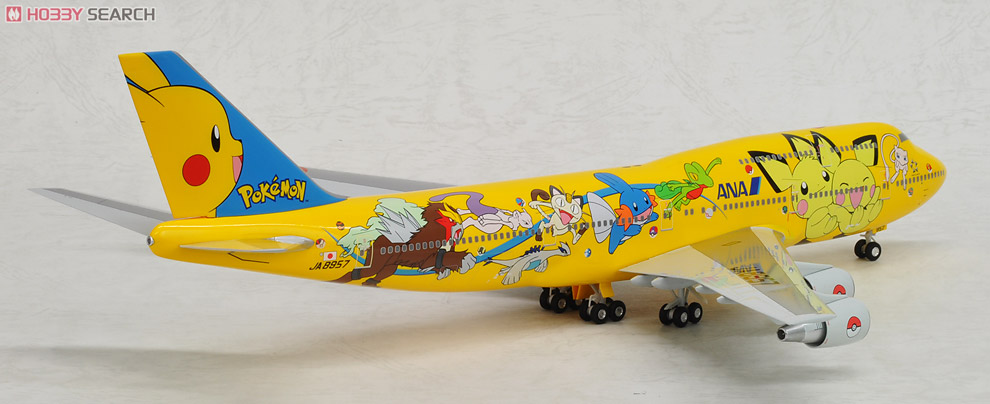 全日空商事 1/200 B747-400 ピカチュウジャンボ NH50030 全日空商事