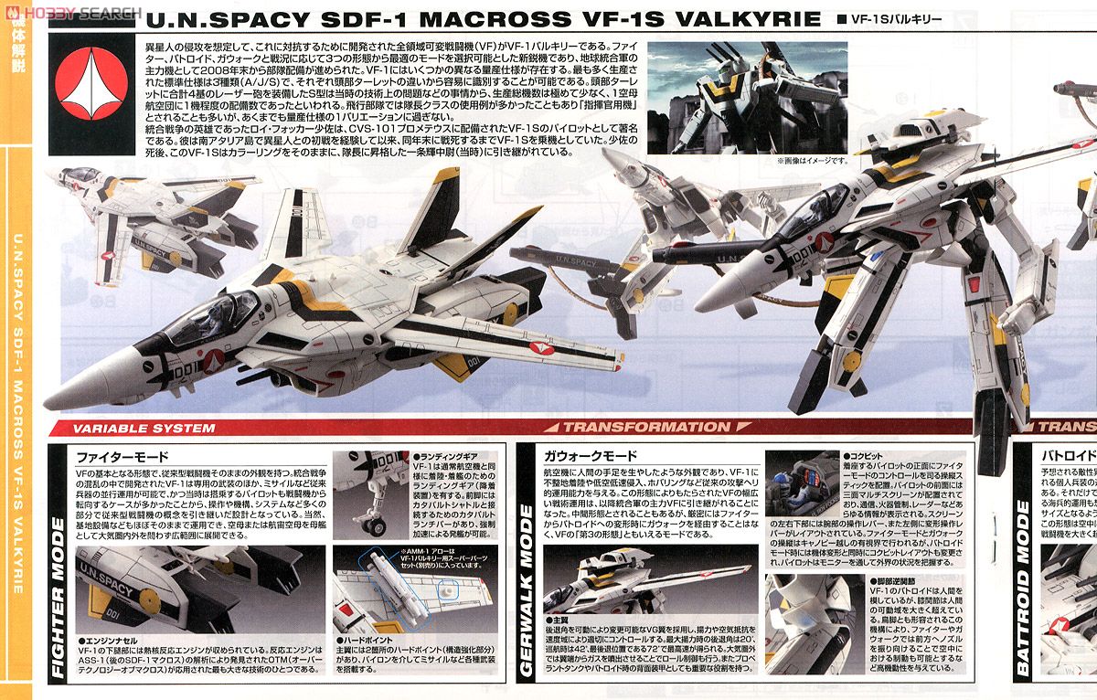 VF-1S バルキリー ロイ・フォッカー機 (プラモデル) - ホビーサーチ
