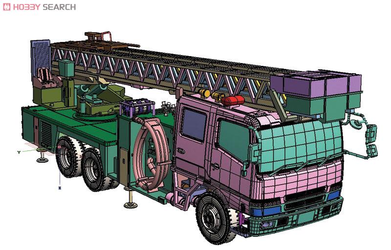 はしご付き消防車(大津市消防局 東はしご1) (プラモデル) - ホビー