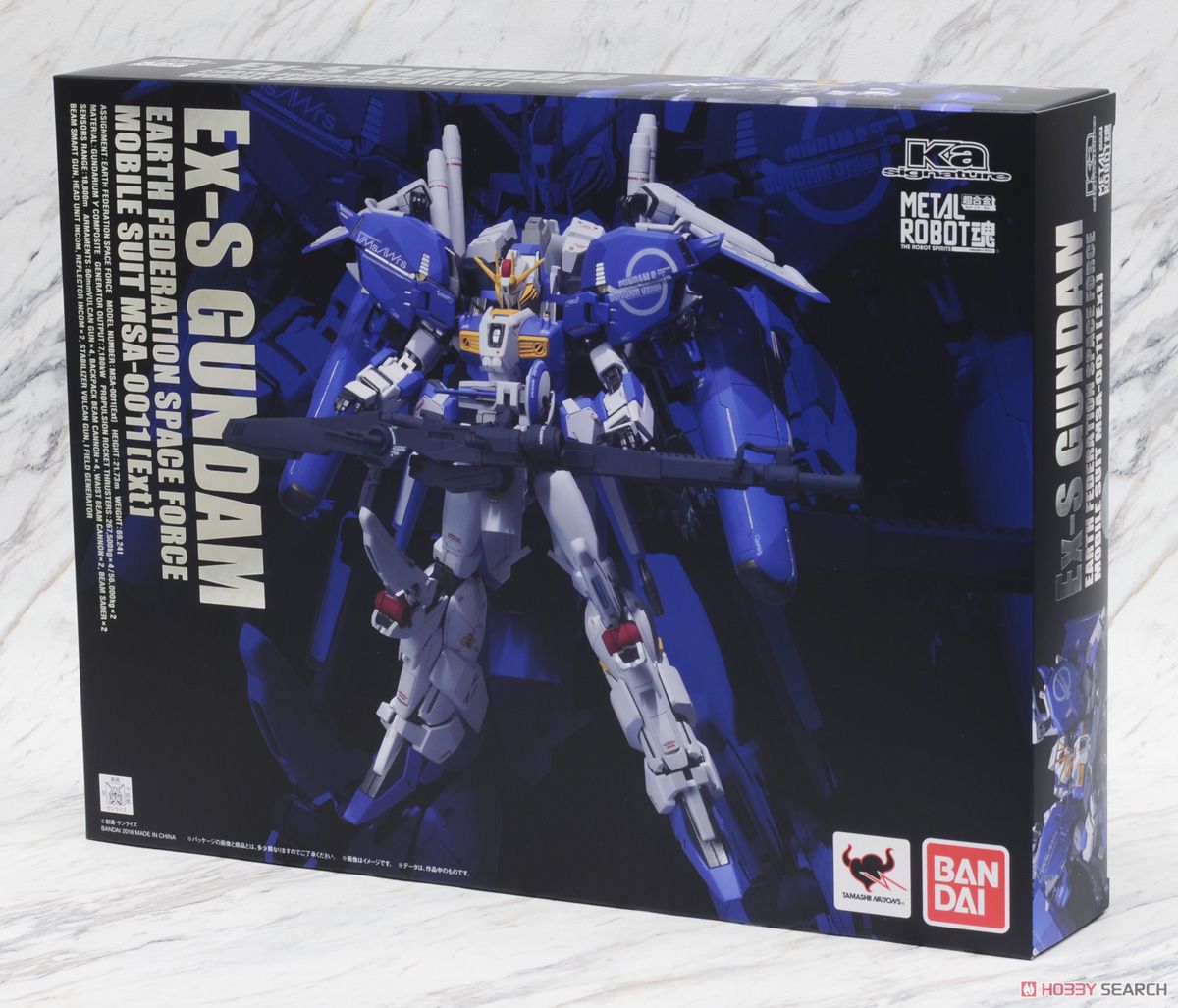 BANDAI EX-S GUNDAM TASK FORCE αメタルロボット魂 Amazon | METAL ROBOT魂（Ka signature） 〈SIDE MS〉 Ex-Sガンダム