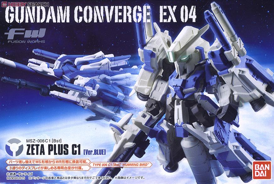 FW GUNDAM CONVERGE EX04 MSZ-006 C1[Bst] ゼータプラス(ver.BLUE) (食