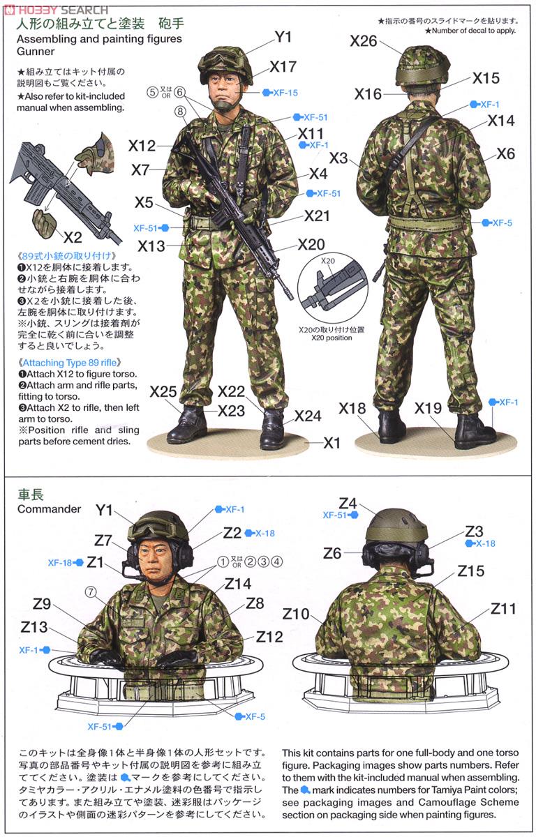陸上自衛隊 戦車乗員セット (プラモデル) - ホビーサーチ ミリタリープラモ