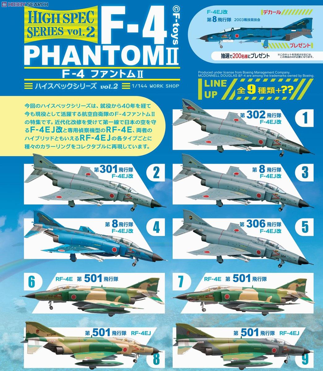 ハイスペックシリーズ vol.2 F-4 ファントムII 10個セット (プラモデル