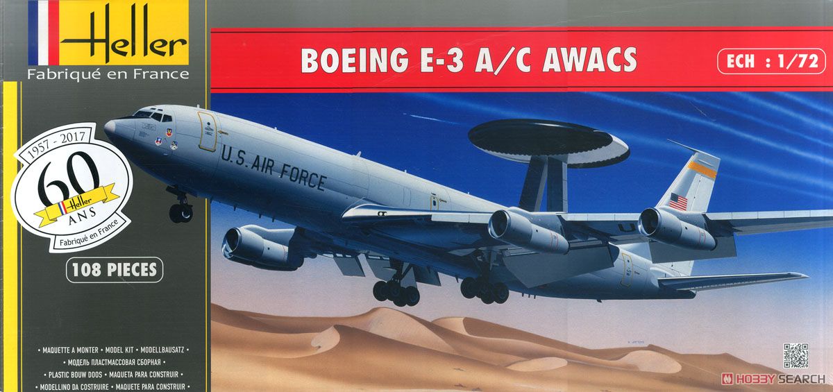 アメリカ軍 早期警戒管制機 E-3B AWACS セントリー (プラモデル