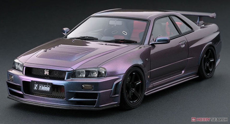 Nismo R34 GT-R Z-tune Midnight Purple III (ミニカー) - ホビー