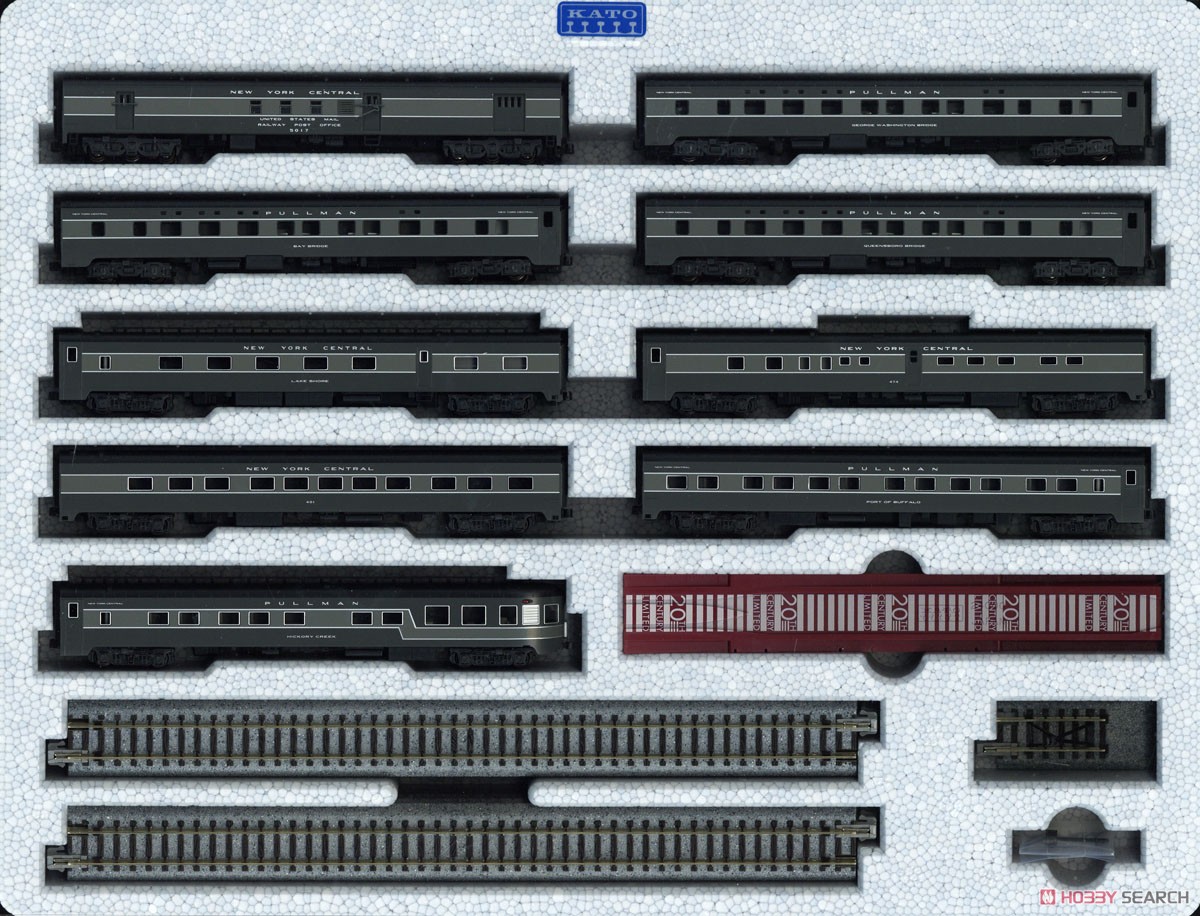 ニューヨーク・セントラル ＜20世紀特急＞ 9両基本セット (展示用線路