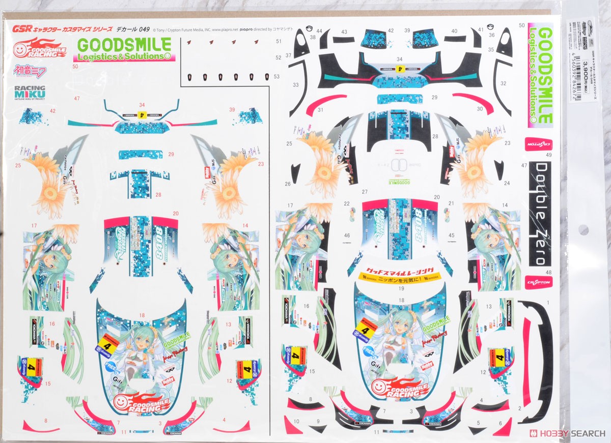 グッドスマイル 初音ミク AMG 2017 SUPER GT Ver.1/24scale用デカール