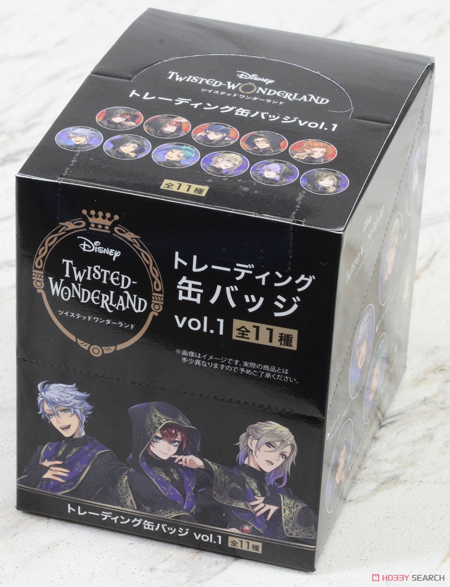 ディズニー ツイステッドワンダーランド トレーディング缶バッジ 式典