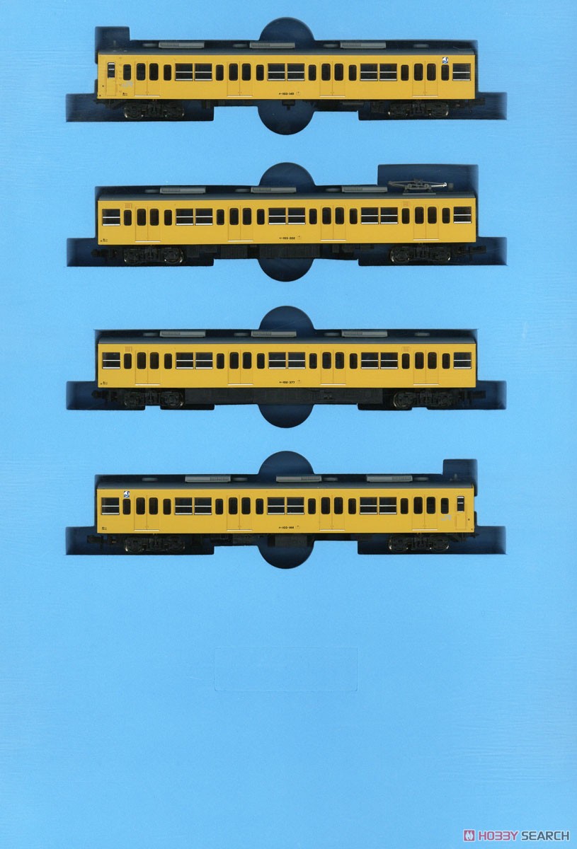 103系 初期型・分散冷房車 カナリア・福知山線 4両セット (4両セット