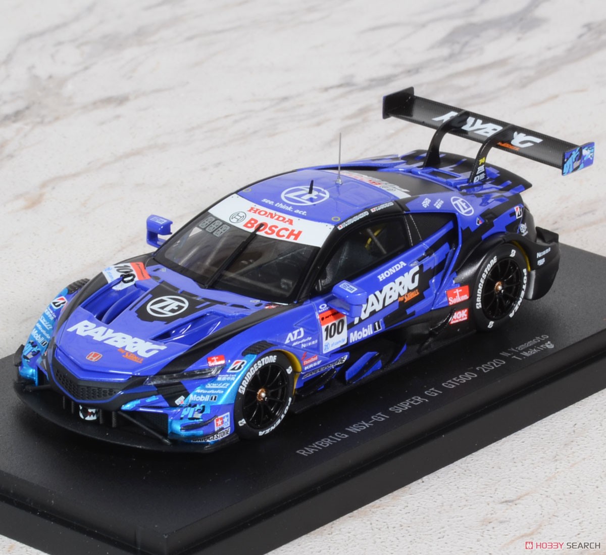 RAYBRIG NSX-GT SUPER GT GT500 2020 No.100 (ミニカー) - ホビー