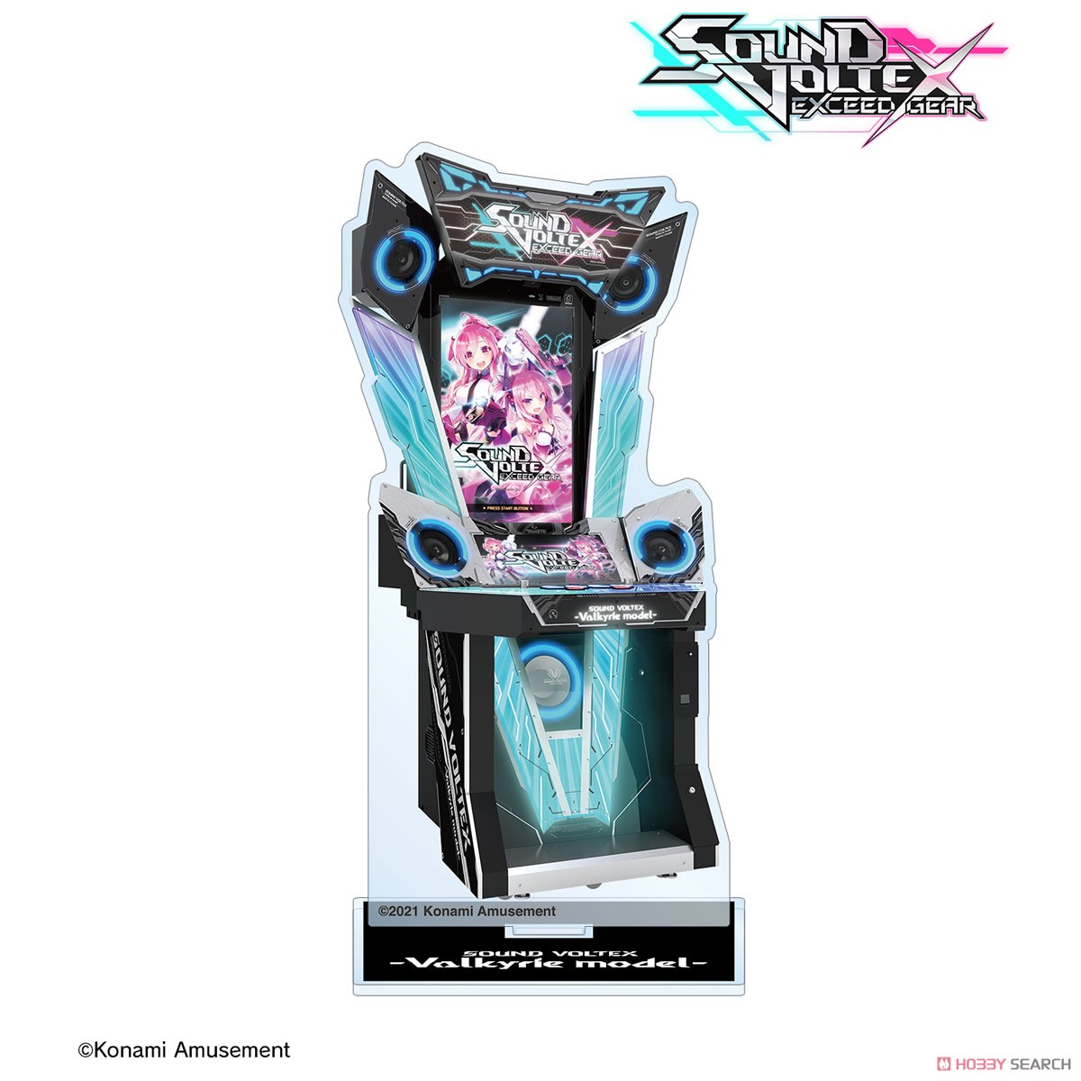 Sound Voltex Exceed Gear -Valkyrie model- Cabinet Acrylic Stand