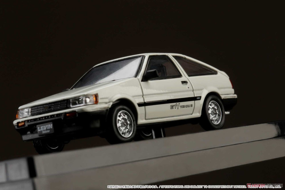 トヨタ カローラ レビン AE86 3ドア GTV ホワイト (ミニカー) - ホビー