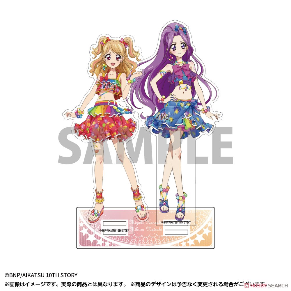 アイカツ！ ペアアクリルスタンド.4 神崎美月&夏樹みくる