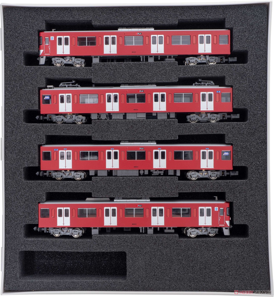 西武 9000系 (多摩湖線・赤色) 4両編成セット (動力付き) (4両セット
