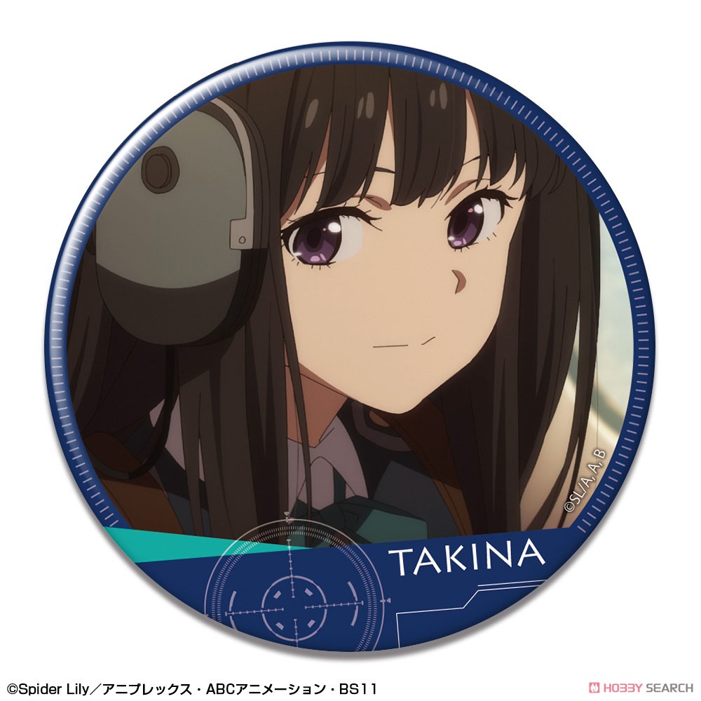 激レア リコリスリコイル 井ノ上たきな 缶バッチ ③ スーツ やや傷有り