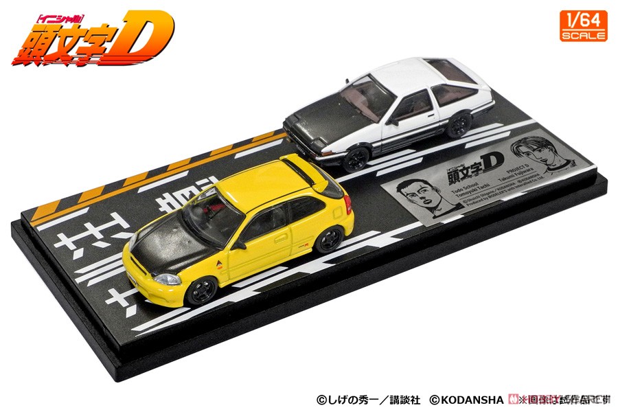 Initial D Set Vol.12 Tomoyuki Tachi Todo Syokai Civic (EK9