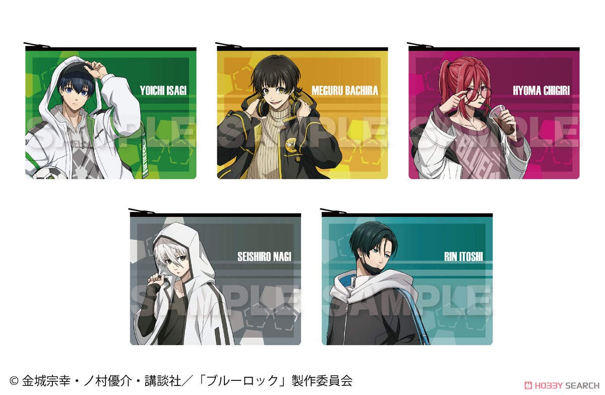 テレビアニメ ブルーロック フラットポーチ タクティカル ver. 千切豹