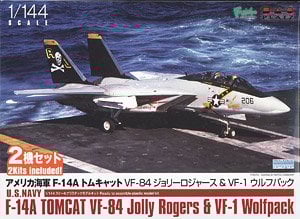 アメリカ海軍 F-14A トムキャット VF-84 ジョリーロジャース & VF-1