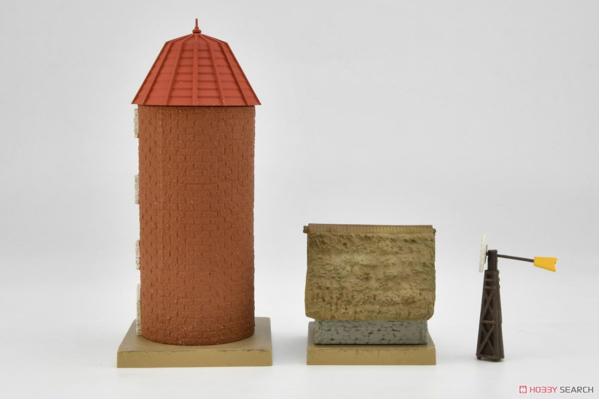 ☆特価品 建物コレクション 100-3 牧場 C3 (サイロ・羊小屋・風車