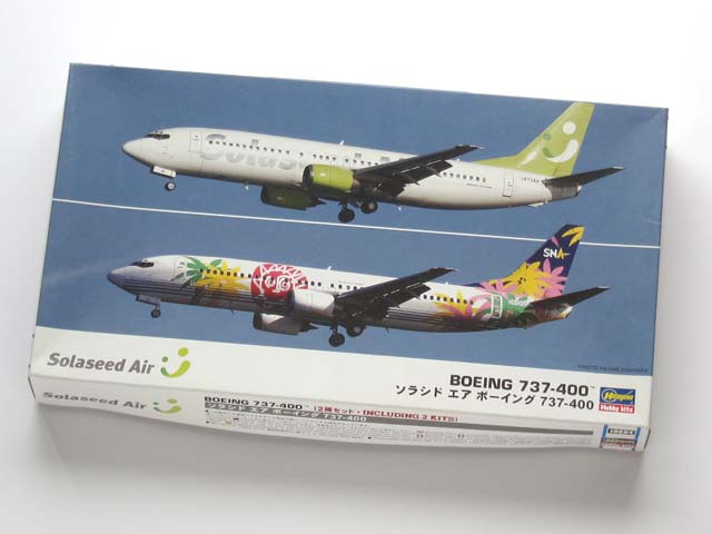 ハセガワ 1/200「ソラシド エア ボーイング737-400」プラモデル製作記