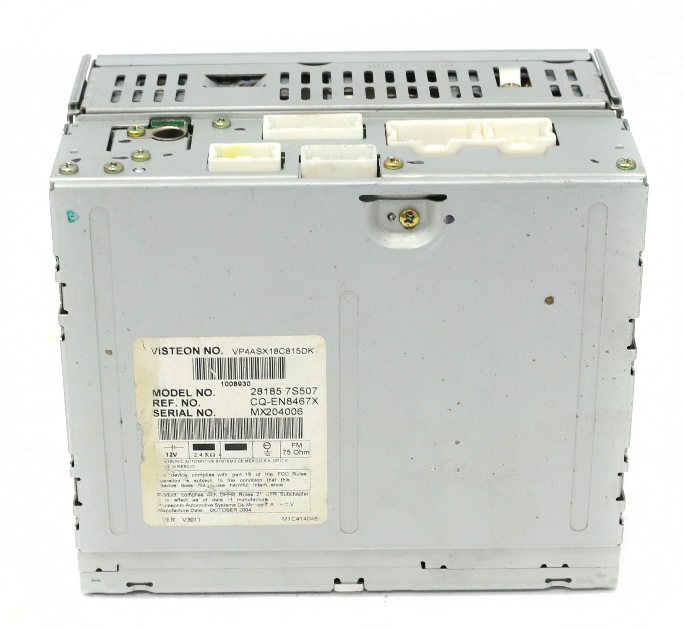 2004-2005 Nissan Titan AM FM OEM Radio 6 Disc CD Player 281857S507