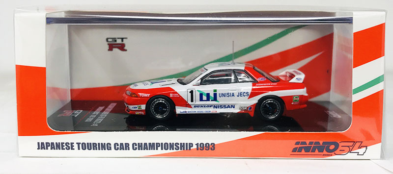 INNO64 1/64 NISSAN SKYLINE GT-R R32 UNISIA JECS JTCC 1993 / FEE