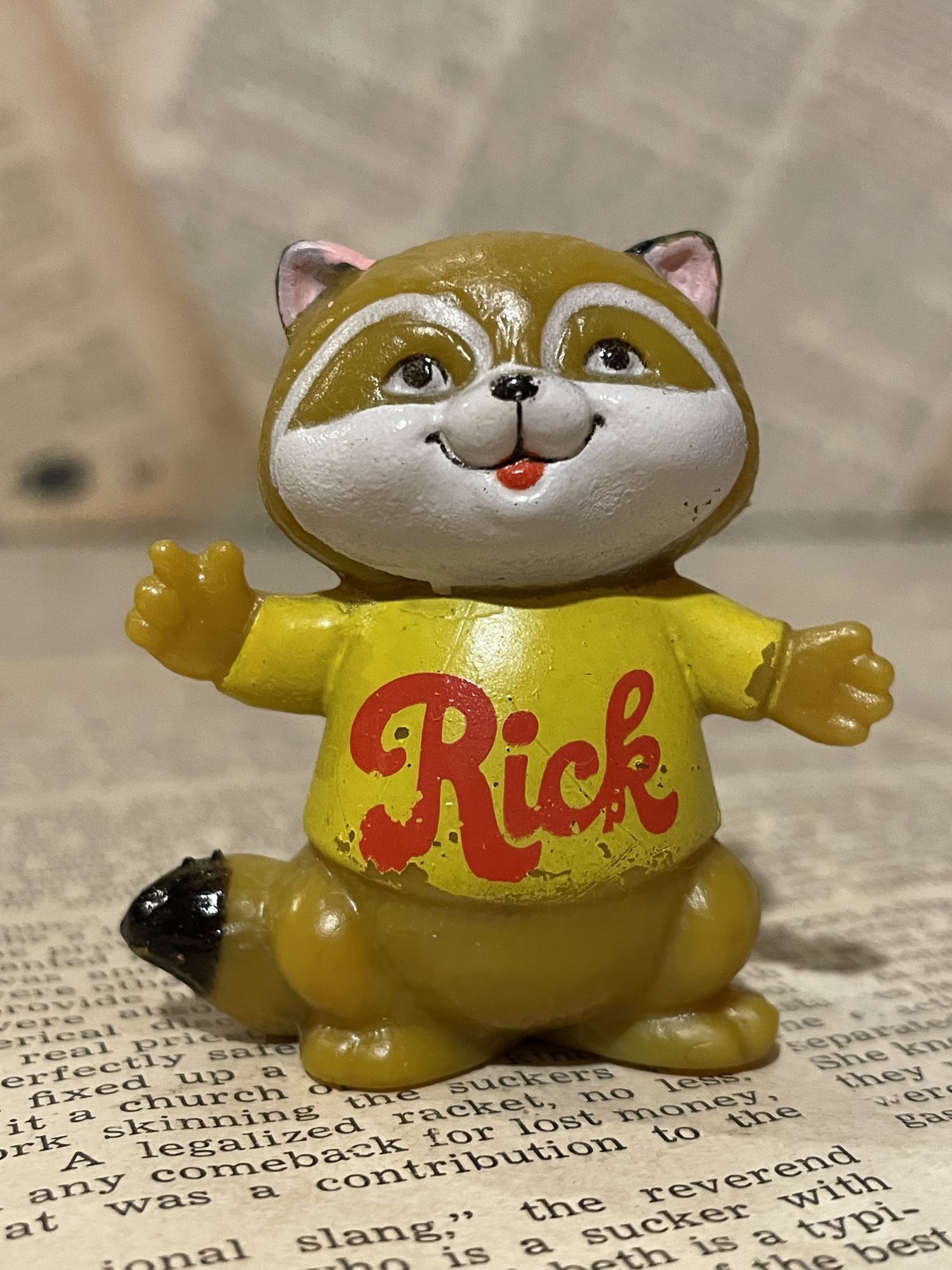 Shirt Tales/PVC Figure(80s/Rick Raccoon) - 2000toys高円寺店